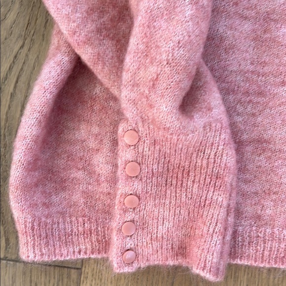 Sezane Louise Jumper Blush Long Sleeve Sweater Size Small - Picture 3 of 5